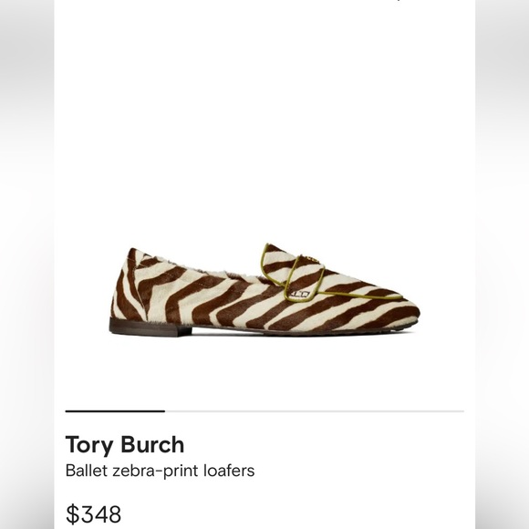 Tory Burch
Ballet zebra-print loafers $419 NWT - Picture 3 of 8